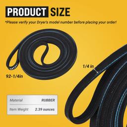 341241 Dryer Drum Belt thumbnail 1