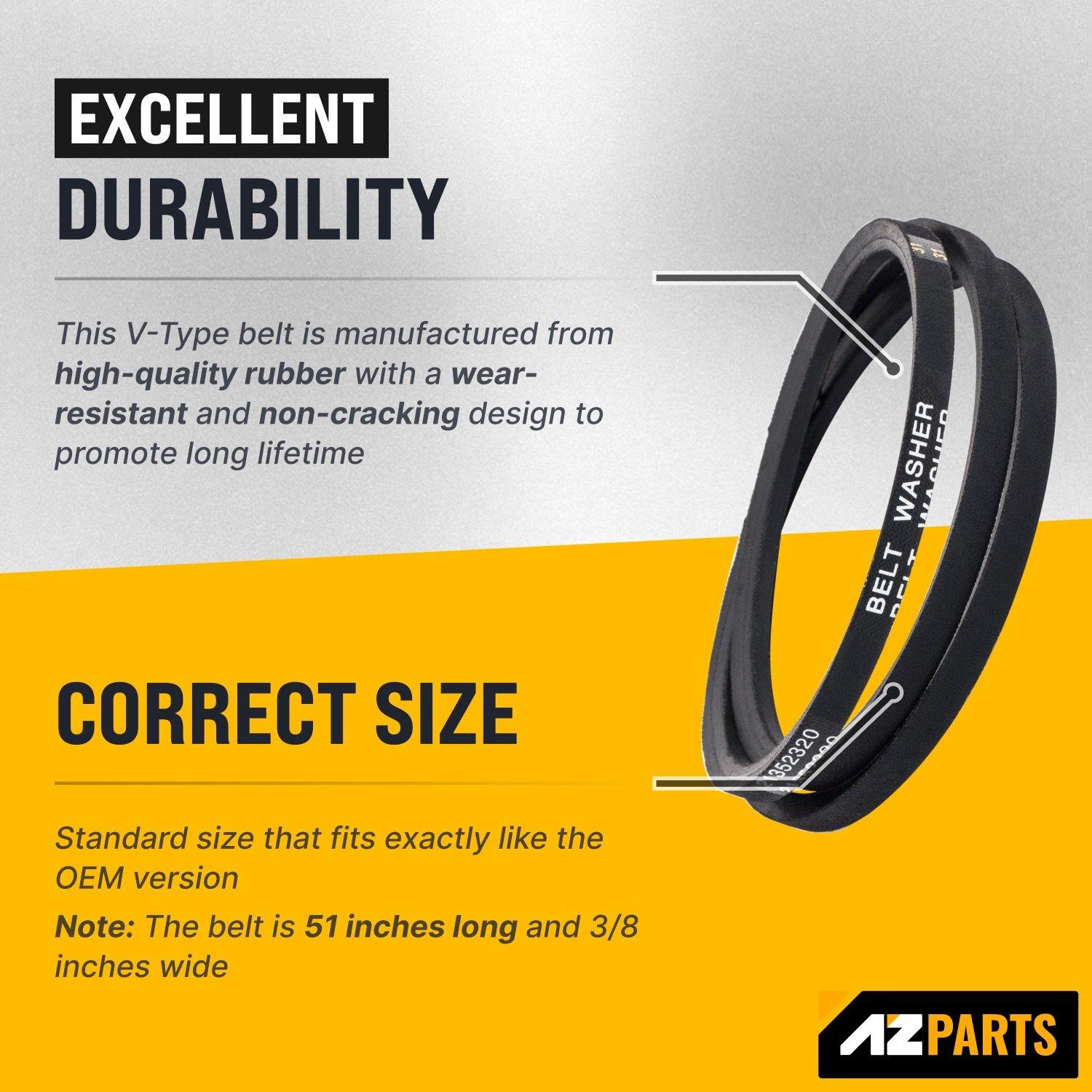 21352320 Washer Drive Belt image 3
