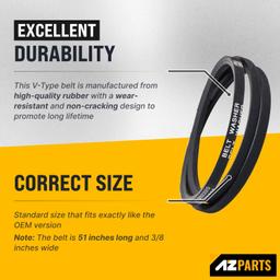 21352320 Washer Drive Belt thumbnail 3