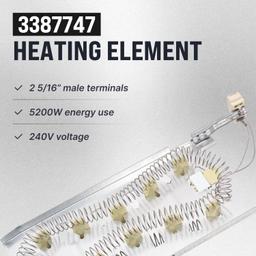 3387747 W11344457 Dryer Heating Element thumbnail 3