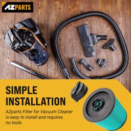 DXVC6914 HEPA Cartridge Filter for 6-16 Gallon DeWalt Wet/Dry Vacuum Cleaner thumbnail 5