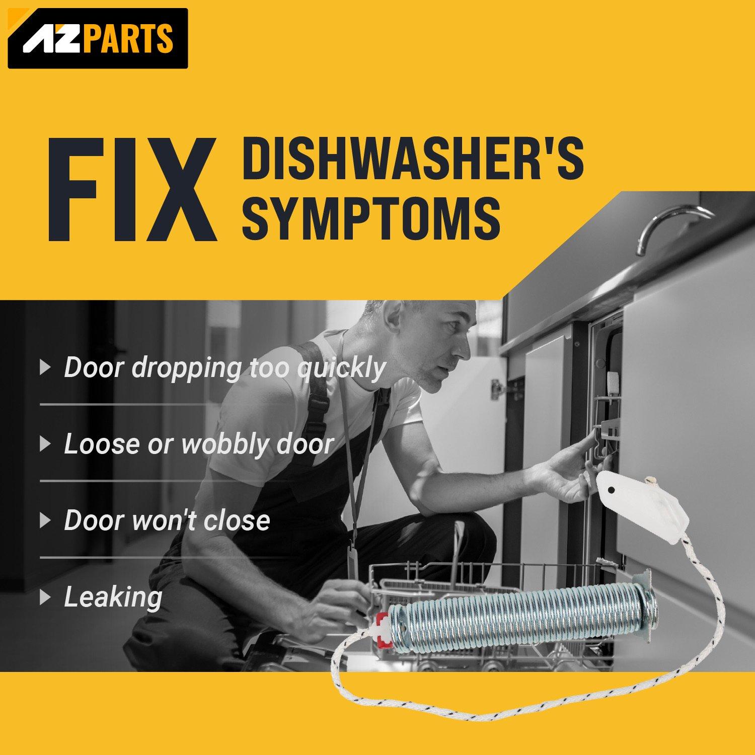 00754866 Dishwasher Door Spring & Cable Kit image 4