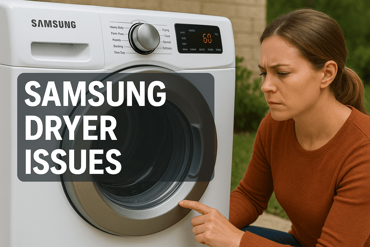 10 Common Samsung Dryer Issues and How to Troubleshoot Them image