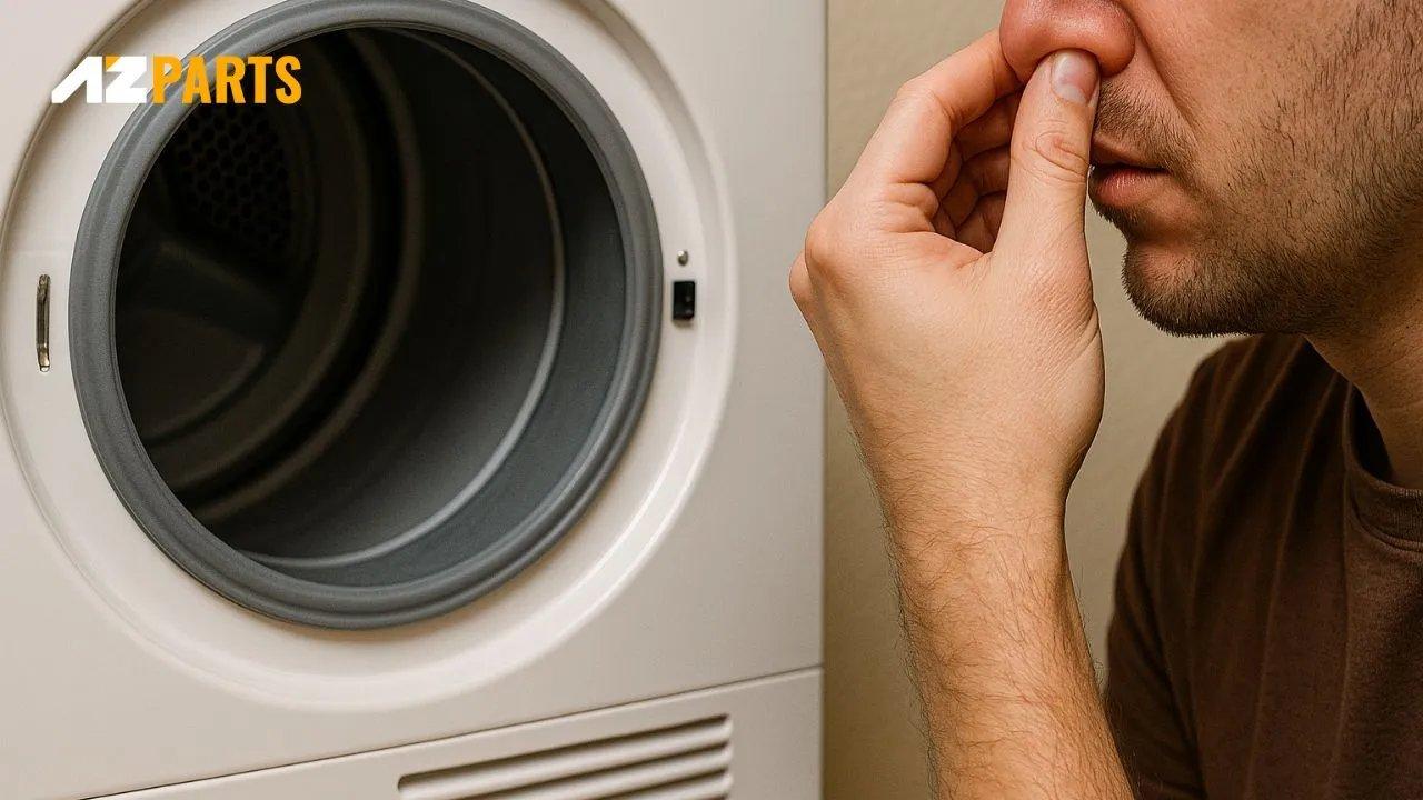 gas smell from dryer