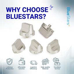 [Lifetime Warranty] W11159630 W11023139 Surface Burner Knob Control Knob Compatible with Whirlpool Gas Range - Replaces KIP 5T09 AP6284486 4813782 PS12347845 - Stainless Steel - Pack 5 thumbnail 7