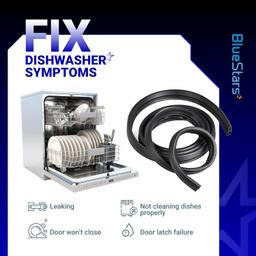 [Lifetime Warranty] 00494772 Dishwasher Door Gasket Seal - Compatible with Samsung, Kenmore, Bosch Dishwashers - Replace 494772 2077491 AP434178 PS4222432 AP3768902 PS3472895 PS8723143 thumbnail 3