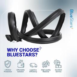 [Lifetime Warranty] 00494772 Dishwasher Door Gasket Seal - Compatible with Samsung, Kenmore, Bosch Dishwashers - Replace 494772 2077491 AP434178 PS4222432 AP3768902 PS3472895 PS8723143 thumbnail 7