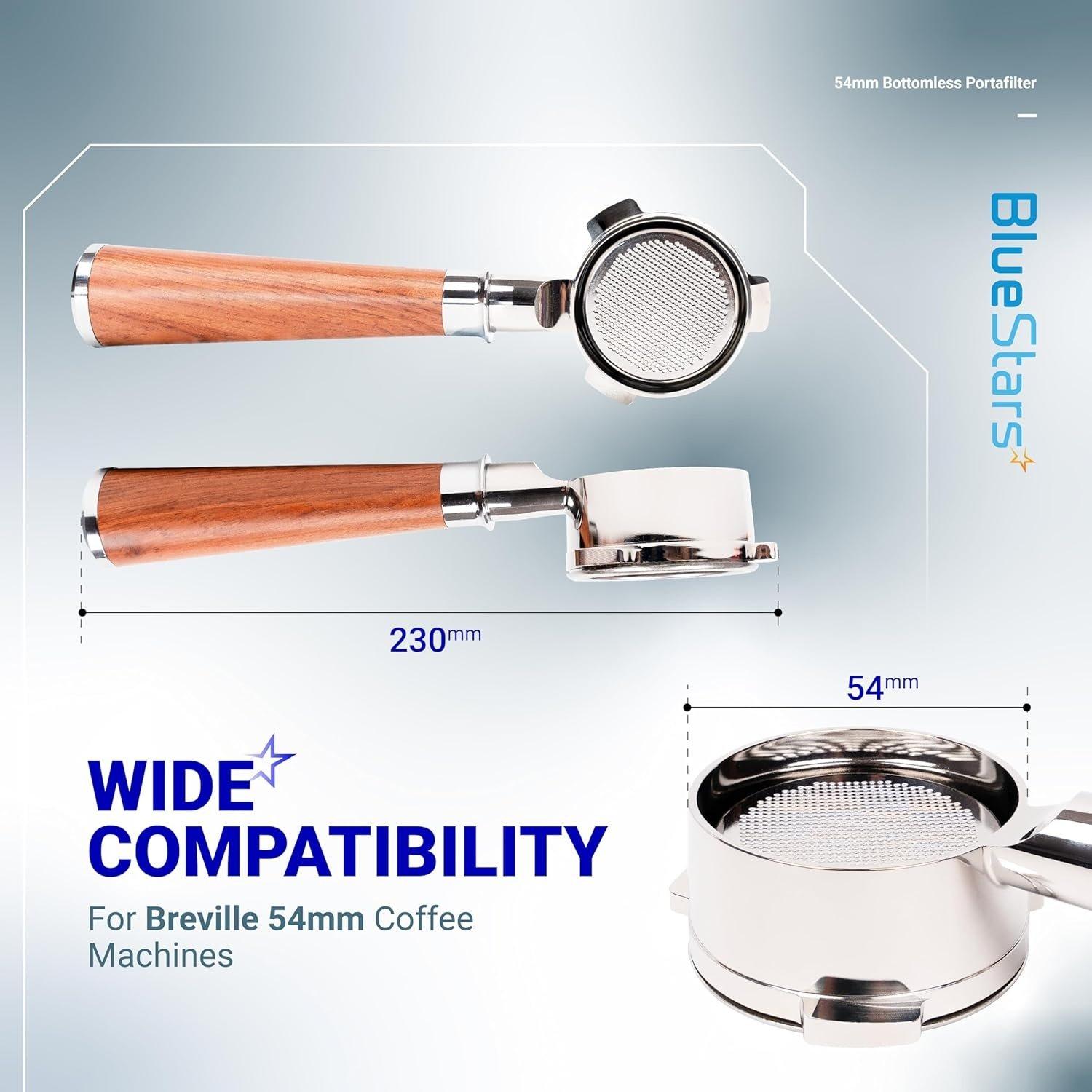 [Lifetime Warranty] 54mm Bottomless Portafilter Espresso image 5