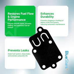 [Lifetime Warranty] 5021K Carburetor Diaphragm Gasket Kit - Pack of 6 thumbnail 2