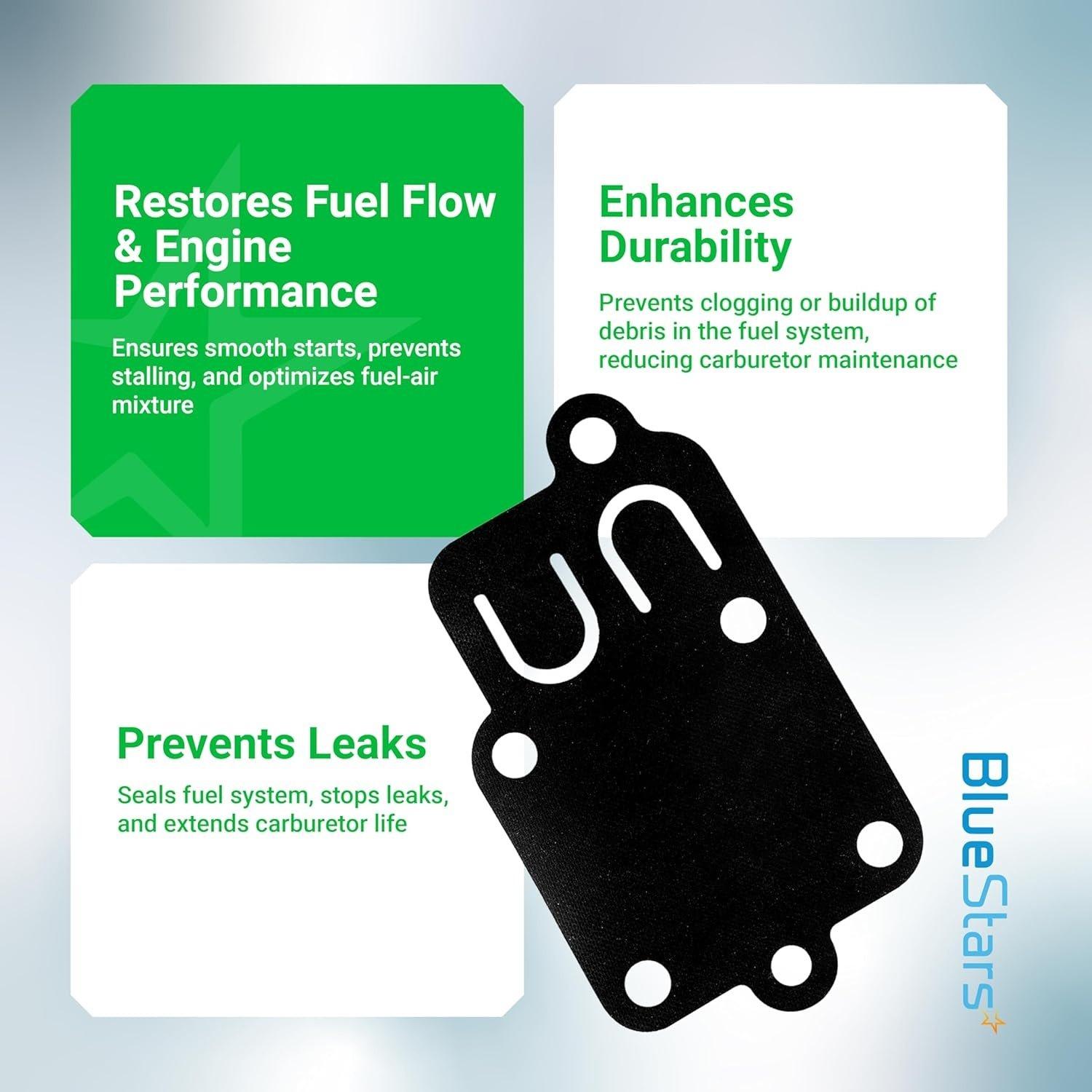 [Lifetime Warranty] 5021K Carburetor Diaphragm Gasket Kit - Pack of 6 image 2