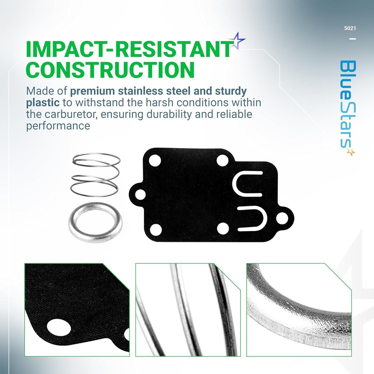 [Lifetime Warranty] 5021K Carburetor Diaphragm Gasket Kit - Pack of 6 image 1