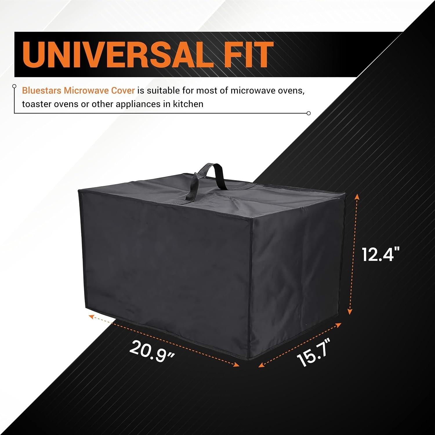 [Lifetime Warranty] Microwave Oven Dust Cover - High-Quality 210D Oxford Fabric - Ideal Protection for Toaster Oven, Air Fryer - 20.9" x 15.7" x 12.4" image 5