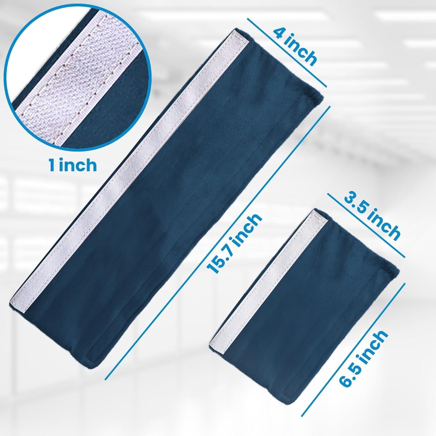 Blue Door Handle Covers Set of 6-4 PCS Fridge Handle Cover & 2 PCS Microwave Handle Cover image 6