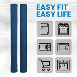 Blue Door Handle Covers Set of 6-4 PCS Fridge Handle Cover & 2 PCS Microwave Handle Cover thumbnail 2