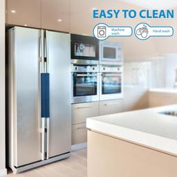 Blue Door Handle Covers Set of 6-4 PCS Fridge Handle Cover & 2 PCS Microwave Handle Cover thumbnail 1
