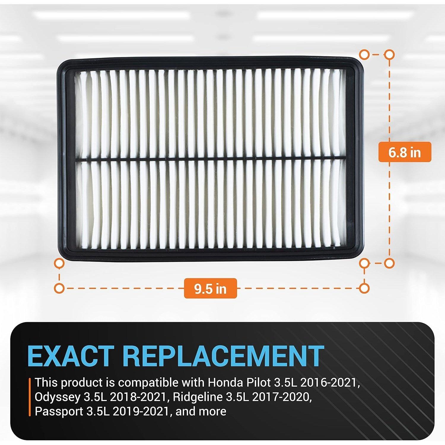 [Lifetime Warranty] XA10486 Engine Air Filter for Honda - Replaces CA12061 WA10339 PA99178 image 4