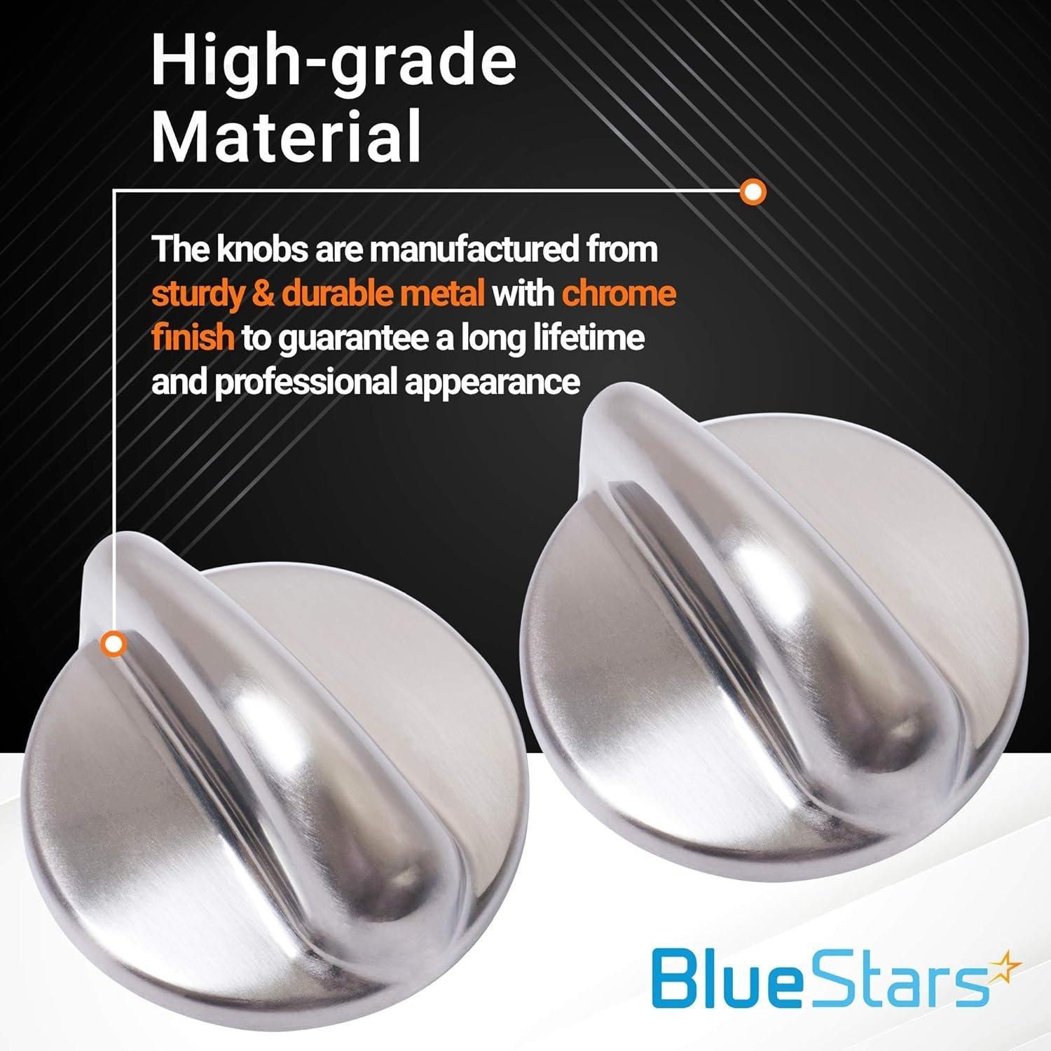 5 Packs WB03K10303 Cooktop Metal Control Knob image 3