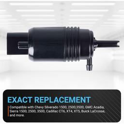 22999423 Windshield Washer Pump with Grommet thumbnail 2