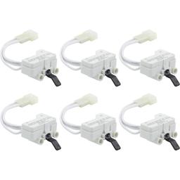 [Lifetime Warranty] 3406107 WP3406107 Dryer Door Switch - Compatible with Whirlpool Maytag Kenmore Roper Amana Dryers - Replaces 3406109 3405100 3405101 3406100 3406101 AED4475TQ1 MEDC400VW0 - Pack of 6 thumbnail 0