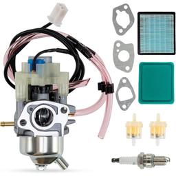 [Lifetime Warranty] 63584 Carburetor Kit - Fit Huayi Predator 3500 Watts Inverter Generator 63584 Carb 3500W with Gaskets, Air Filter, Spark Plug, Fuel Line - Replaces 16100-ZL0-D66 16100-Z0V-D12 16100-ZL0-D65 thumbnail 0