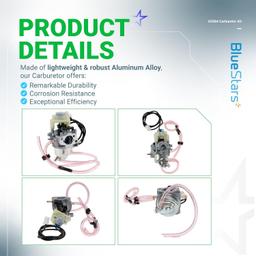 [Lifetime Warranty] 63584 Carburetor Kit - Fit Huayi Predator 3500 Watts Inverter Generator 63584 Carb 3500W with Gaskets, Air Filter, Spark Plug, Fuel Line - Replaces 16100-ZL0-D66 16100-Z0V-D12 16100-ZL0-D65 thumbnail 7