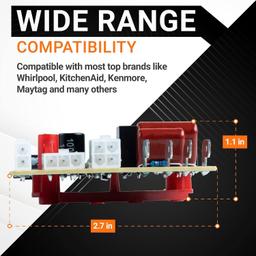 [Lifetime Warranty] W10366605 Refrigerator Defrost Control Board Replacement - Compatible with Whirlpool Kenmore Refrigerators - Replaces AP6020483 W10366605 2252150 W10135899 thumbnail 4