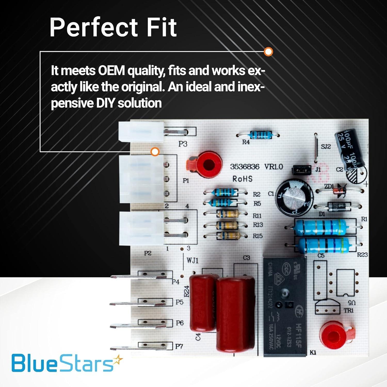 [Lifetime Warranty] W10366605 Refrigerator Defrost Control Board Replacement - Compatible with Whirlpool Kenmore Refrigerators - Replaces AP6020483 W10366605 2252150 W10135899 image 2