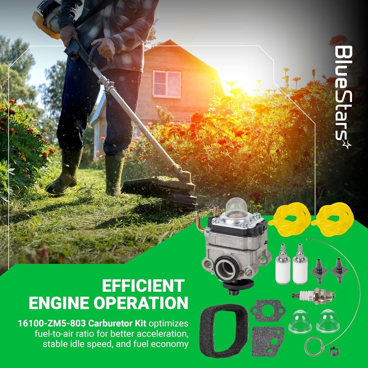 753-06258A Carburetor Carb with Air Filter Tune-Up image 6