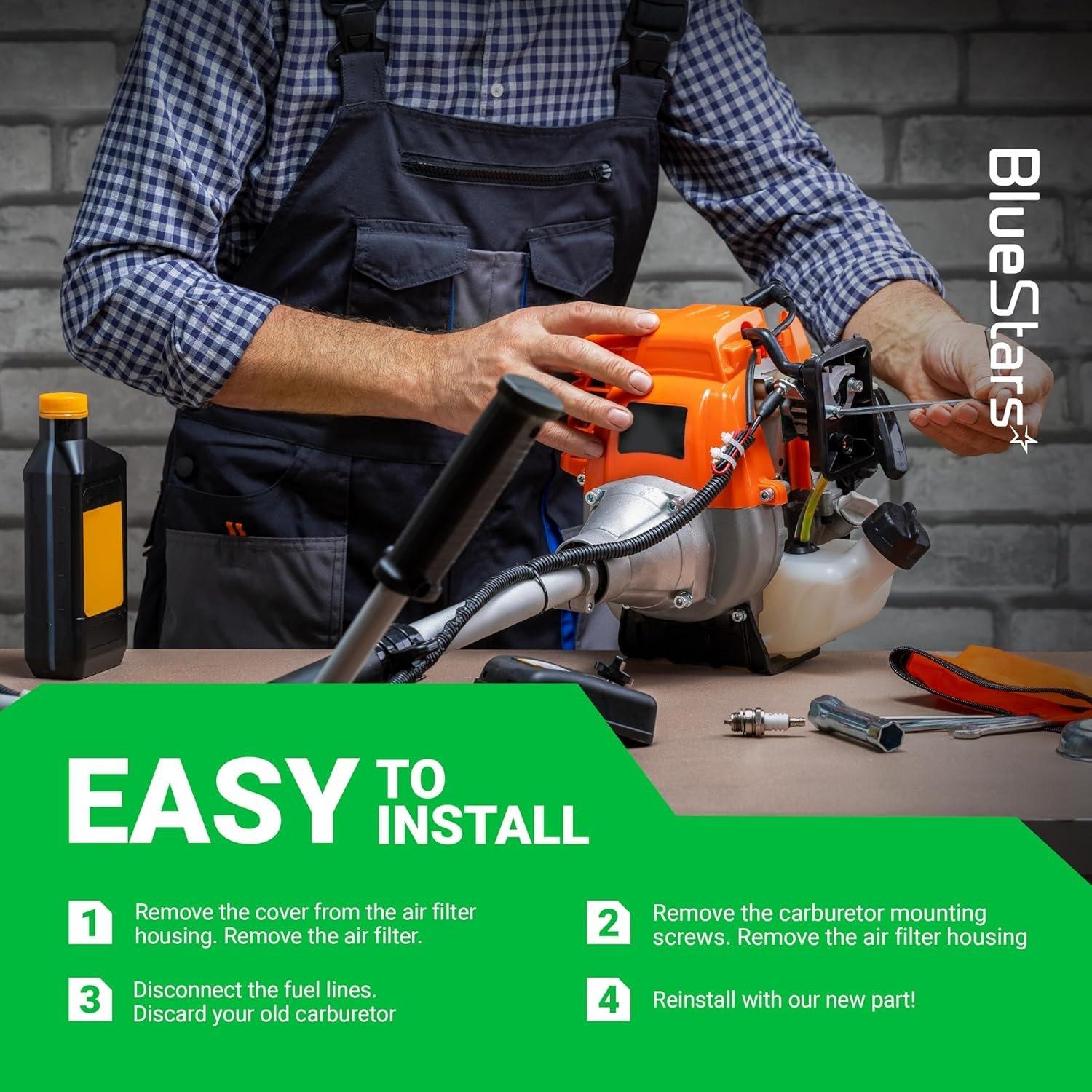 753-06258A Carburetor Carb with Air Filter Tune-Up image 8