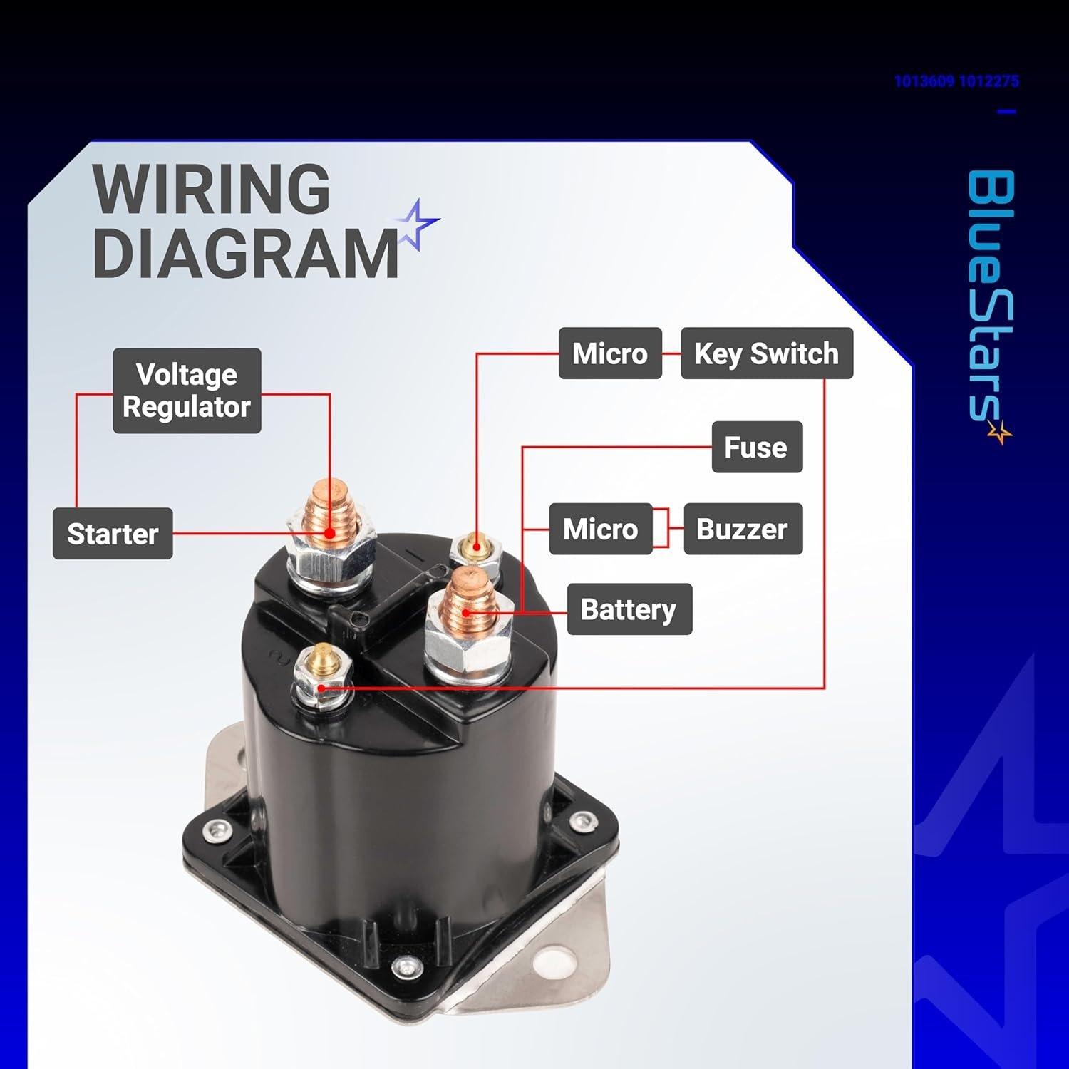 [Lifetime Warranty] 12V Gas Golf Cart Solenoid 1013609 1012275 image 3