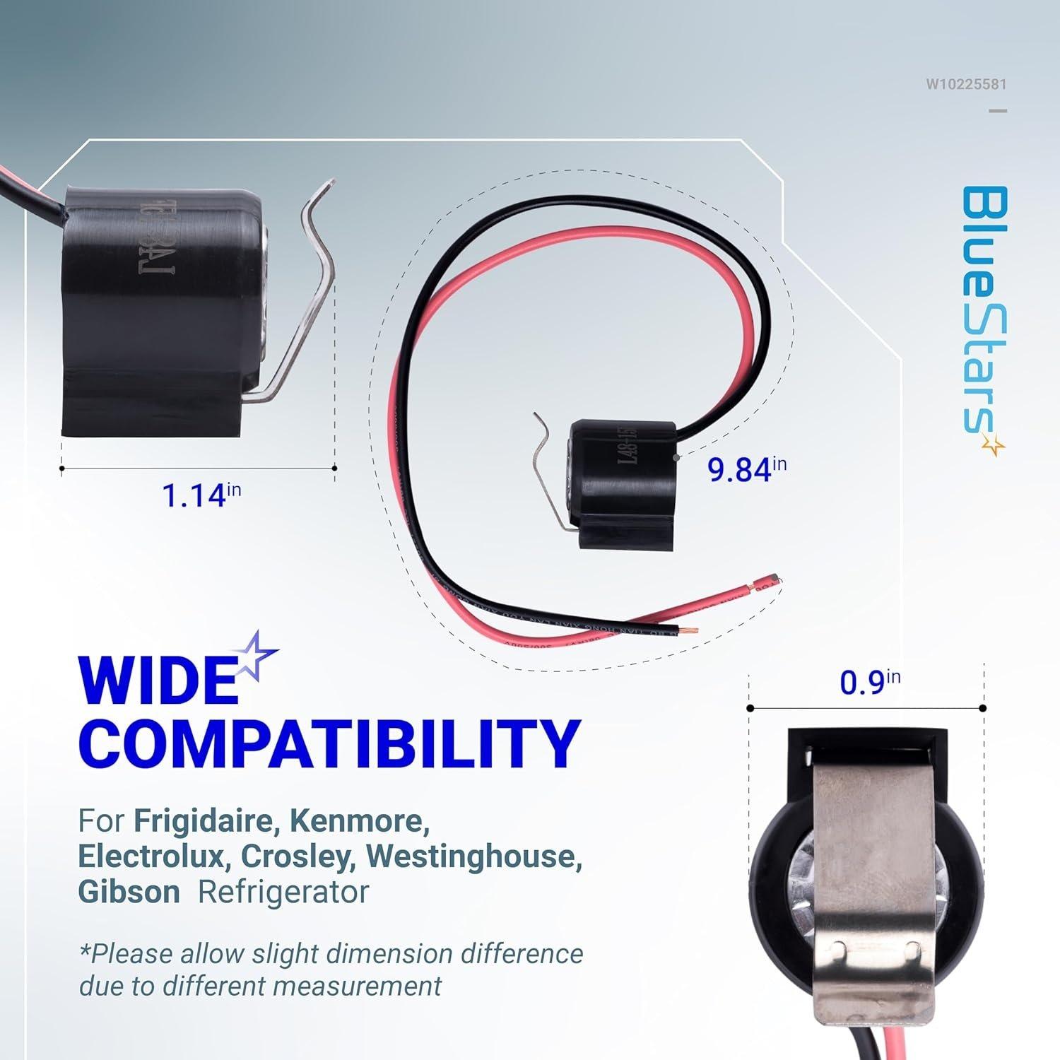[Lifetime Warranty] W10225581 Refrigerator Bimetal Defrost Thermostat - Compatible with Whirlpool Kenmore - Replaces WPW10225581 PS11750673 AP6017375 2188824 2321799 W10260437 image 5