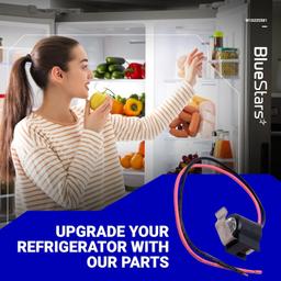 [Lifetime Warranty] W10225581 Refrigerator Bimetal Defrost Thermostat - Compatible with Whirlpool Kenmore - Replaces WPW10225581 PS11750673 AP6017375 2188824 2321799 W10260437 thumbnail 1