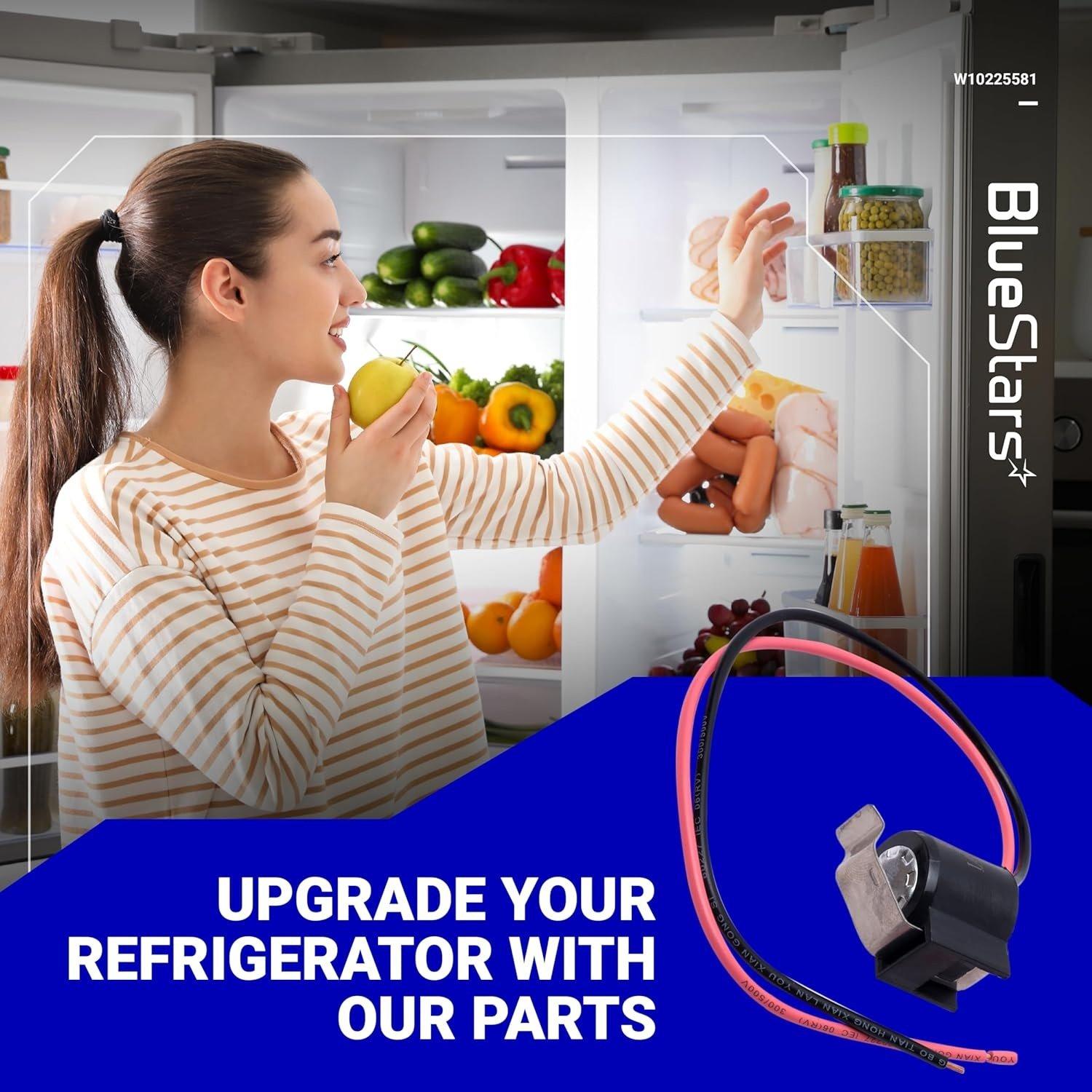 [Lifetime Warranty] W10225581 Refrigerator Bimetal Defrost Thermostat - Compatible with Whirlpool Kenmore - Replaces WPW10225581 PS11750673 AP6017375 2188824 2321799 W10260437 image 1