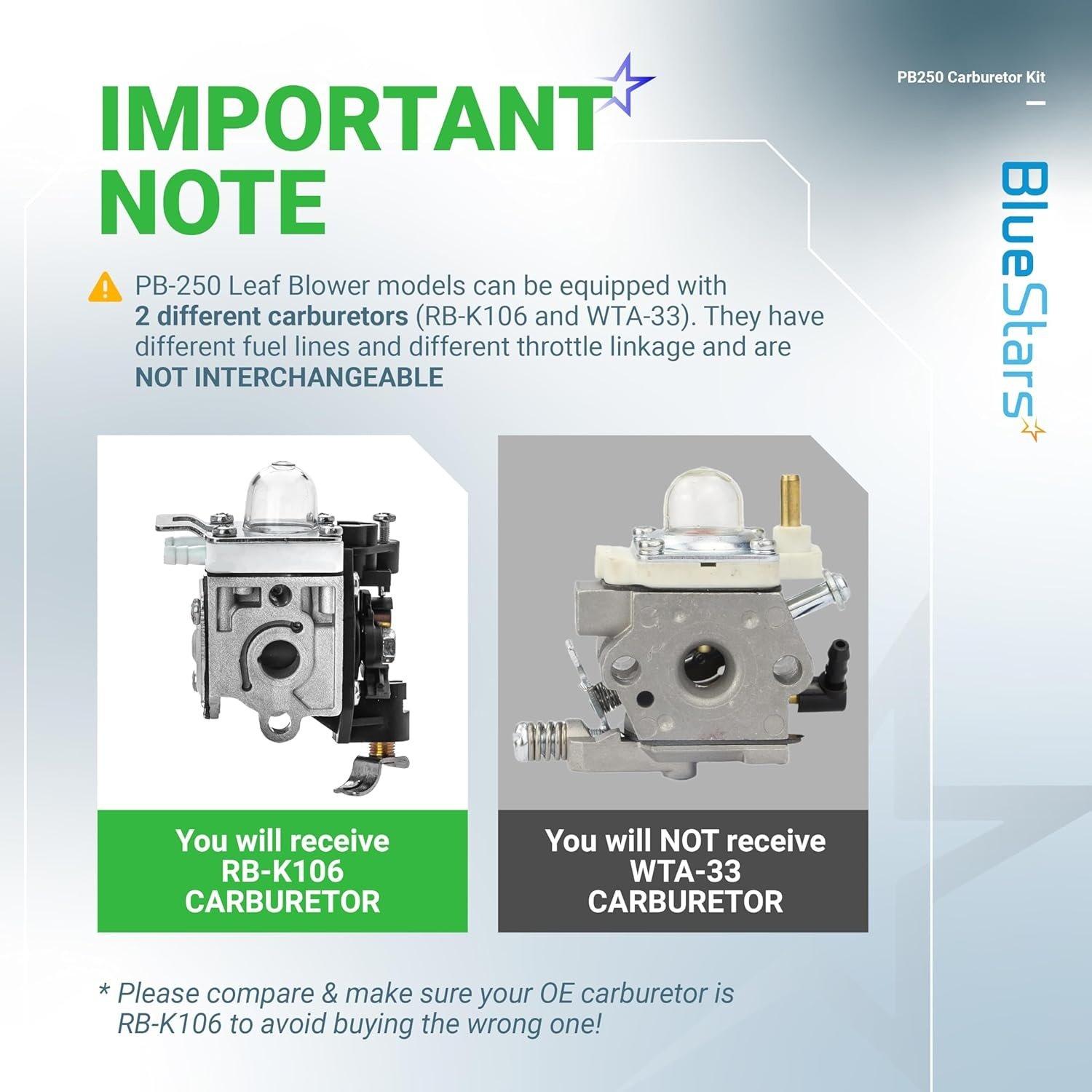 [Lifetime Warranty] RB-K106 PB250 Carburetor image 6