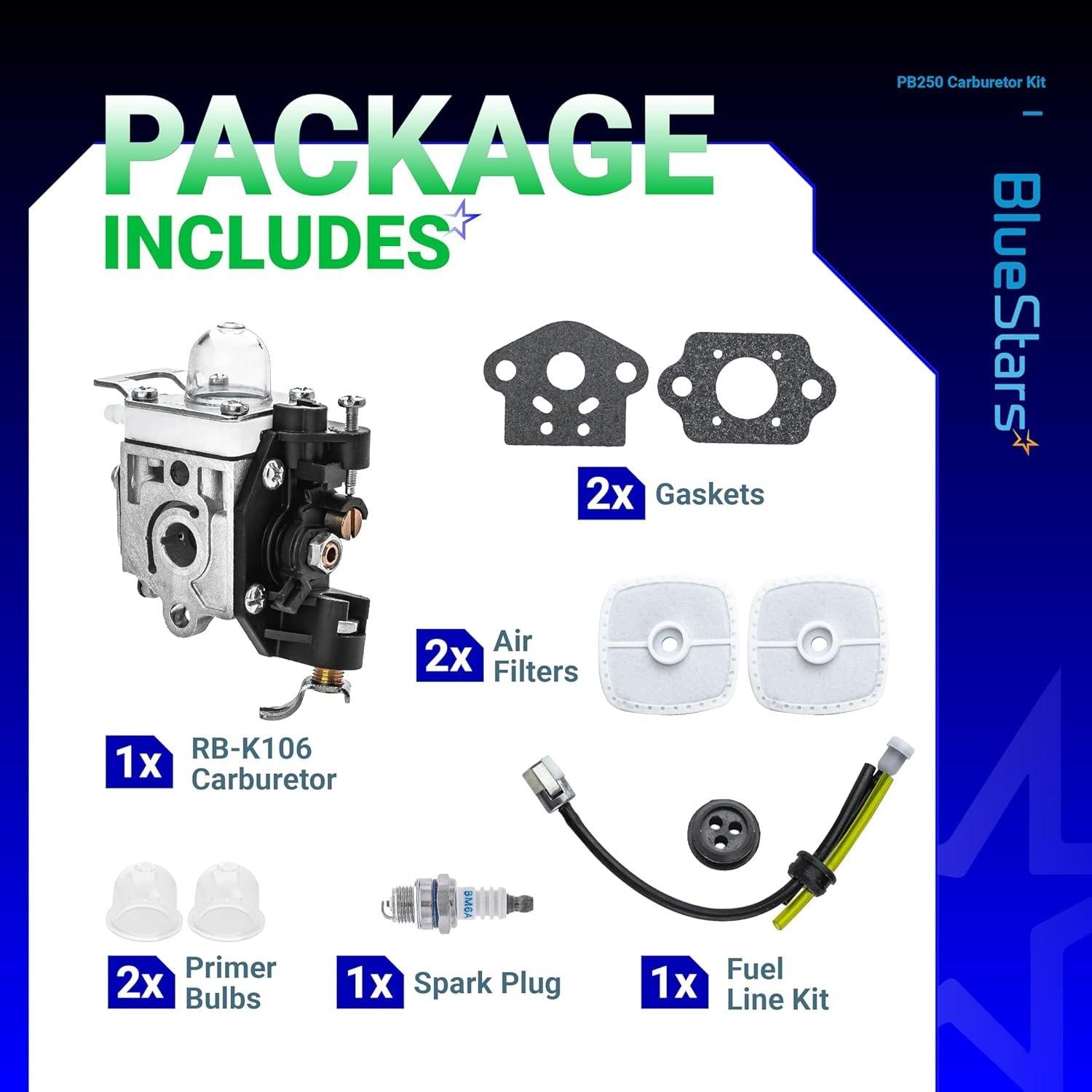 [Lifetime Warranty] RB-K106 PB250 Carburetor image 2