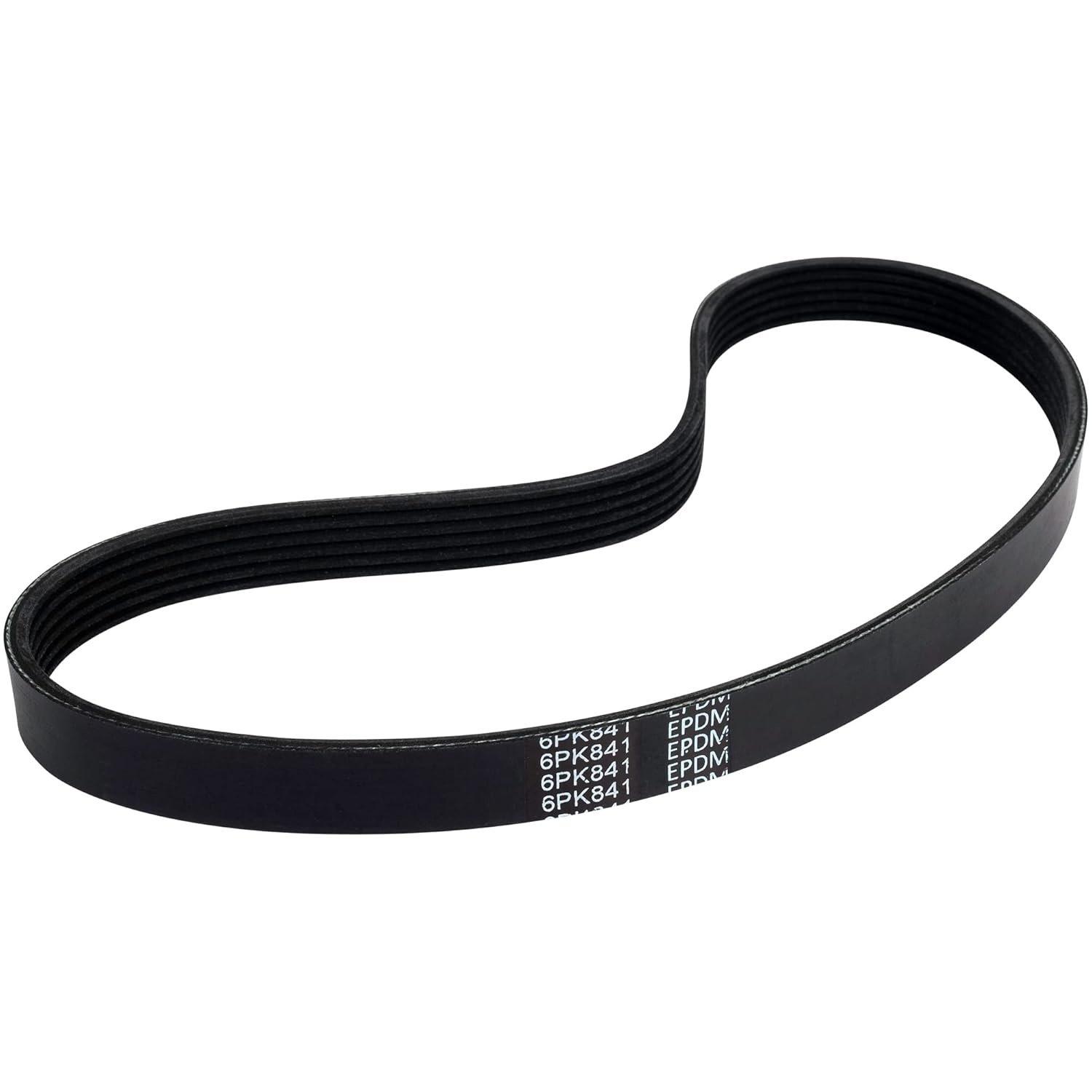 6K841 Standard V-Ribbed Serpentine Belt image 0