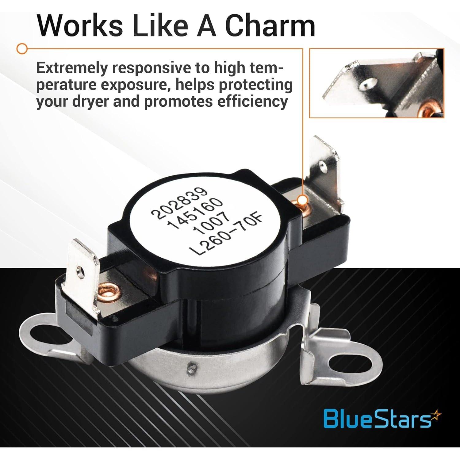 [Lifetime Warranty] 137032600 Dryer Thermal Limiter and 3204267 Dryer Thermostat - Compatible with Electrolux Kenmore Dryers - Replaces AP4368739 PS2349395 PS446428 AP2131477 image 4