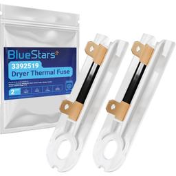 [Lifetime Warranty] 3392519 Dryer Thermal Fuse - Compatible with Whirlpool Kenmore - Replaces AP6008325 G4AP0500 3388651 694511 80005 WP3392519VP - Pack of 2 thumbnail 0