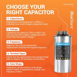 [Lifetime Warranty] 25+5 uF MFD ±5% 370/440 VAC CBB65 50/60 Hz Dual Run Start Round Air Conditioner Capacitor - Fits AC Unit Fan Motor, Heat Pump thumbnail 6