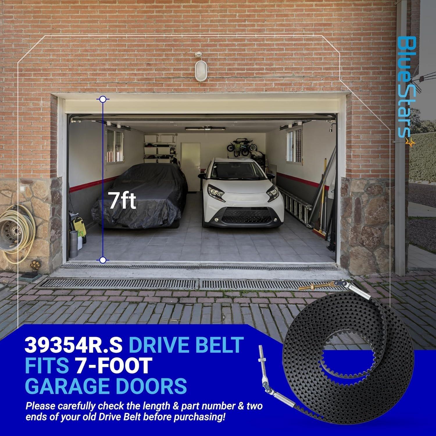 [Lifetime Warranty] 39354R.S Drive Belt for 7FT Garage Door image 3