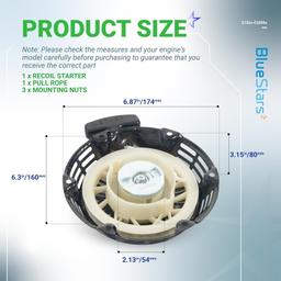 212CC Pull Start Recoil Starter Assembly thumbnail 6