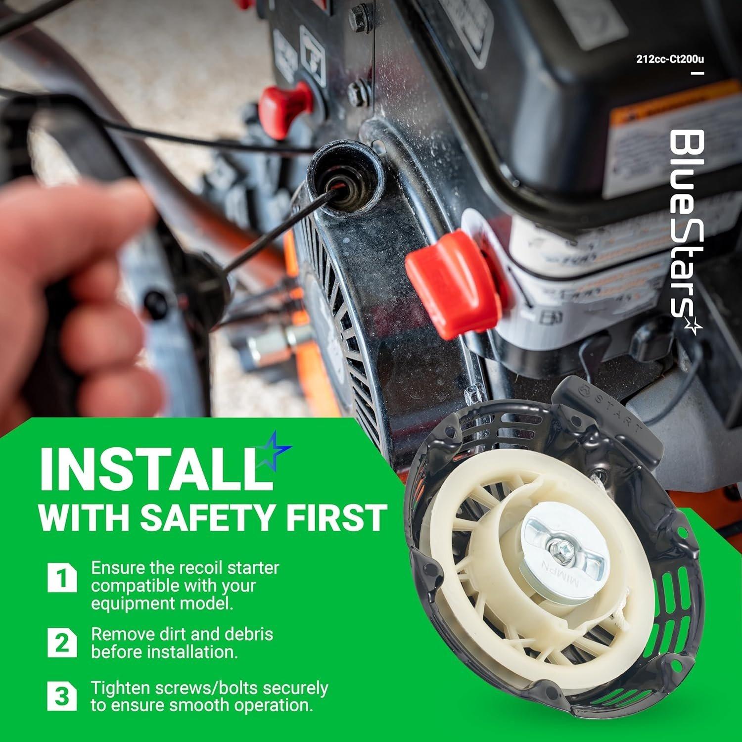 212CC Pull Start Recoil Starter Assembly image 7