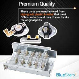 279838 Dryer Heating Element 3387134 3977767 Dryer Thermostat 3392519 Thermal Fuse Dryer Repair Kit thumbnail 3