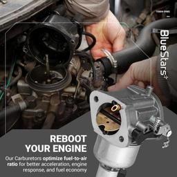 [Lifetime Warranty] 15004-0985 Carburetor Kit - Compatible with Kawasaki FR691V FS691V Engine - 15004-0829 Carb w/Air Filter, Fuel Filter, Fuel Pump, Spark Plug, Manual Valve, Gaskets thumbnail 1