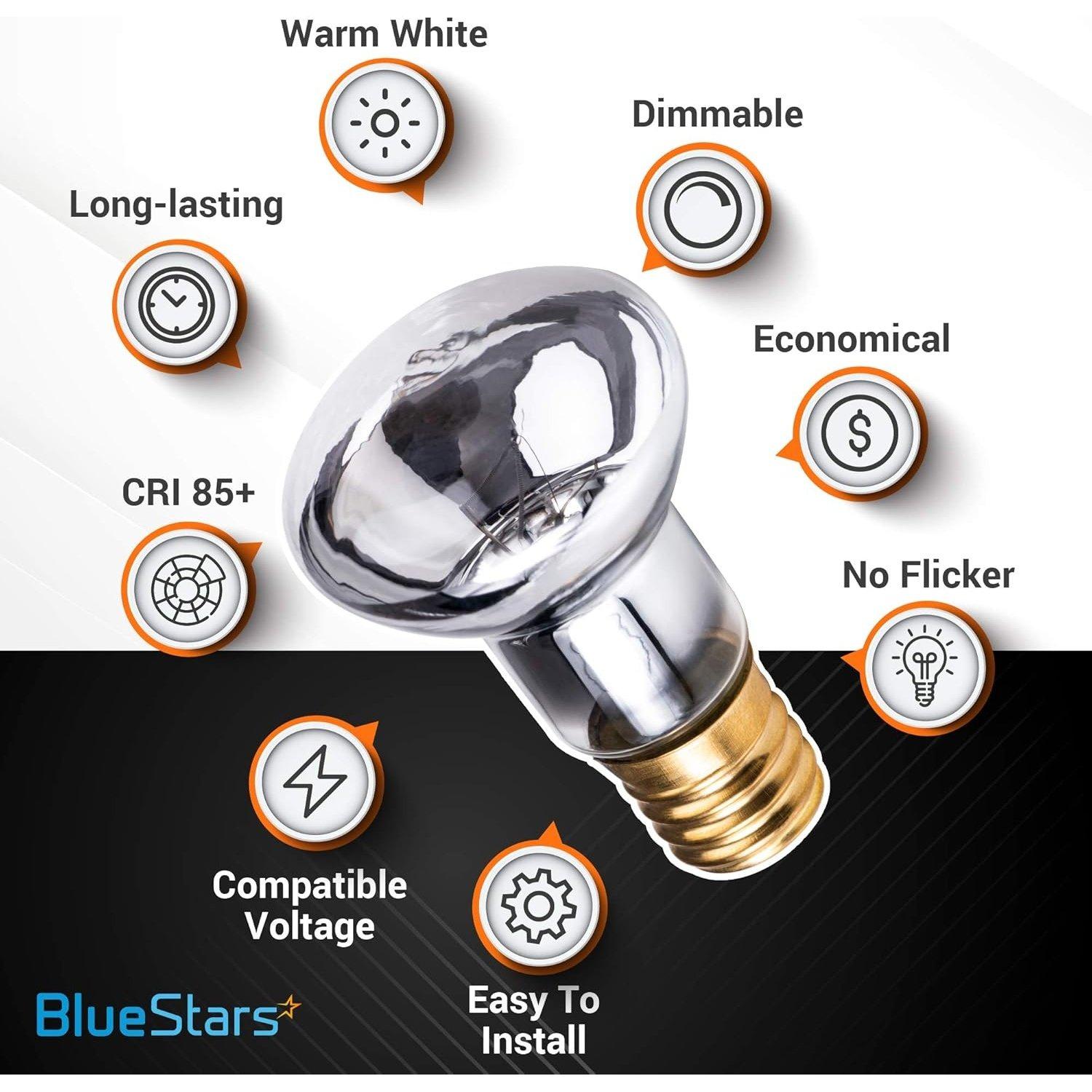 [Lifetime Warranty] R39 E17 25 Watt Lava Lamp Bulbs for Lava Lamps - Pack of 4 image 1