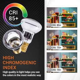 [Lifetime Warranty] R39 E17 25 Watt Lava Lamp Bulbs for Lava Lamps - Pack of 4 thumbnail 6