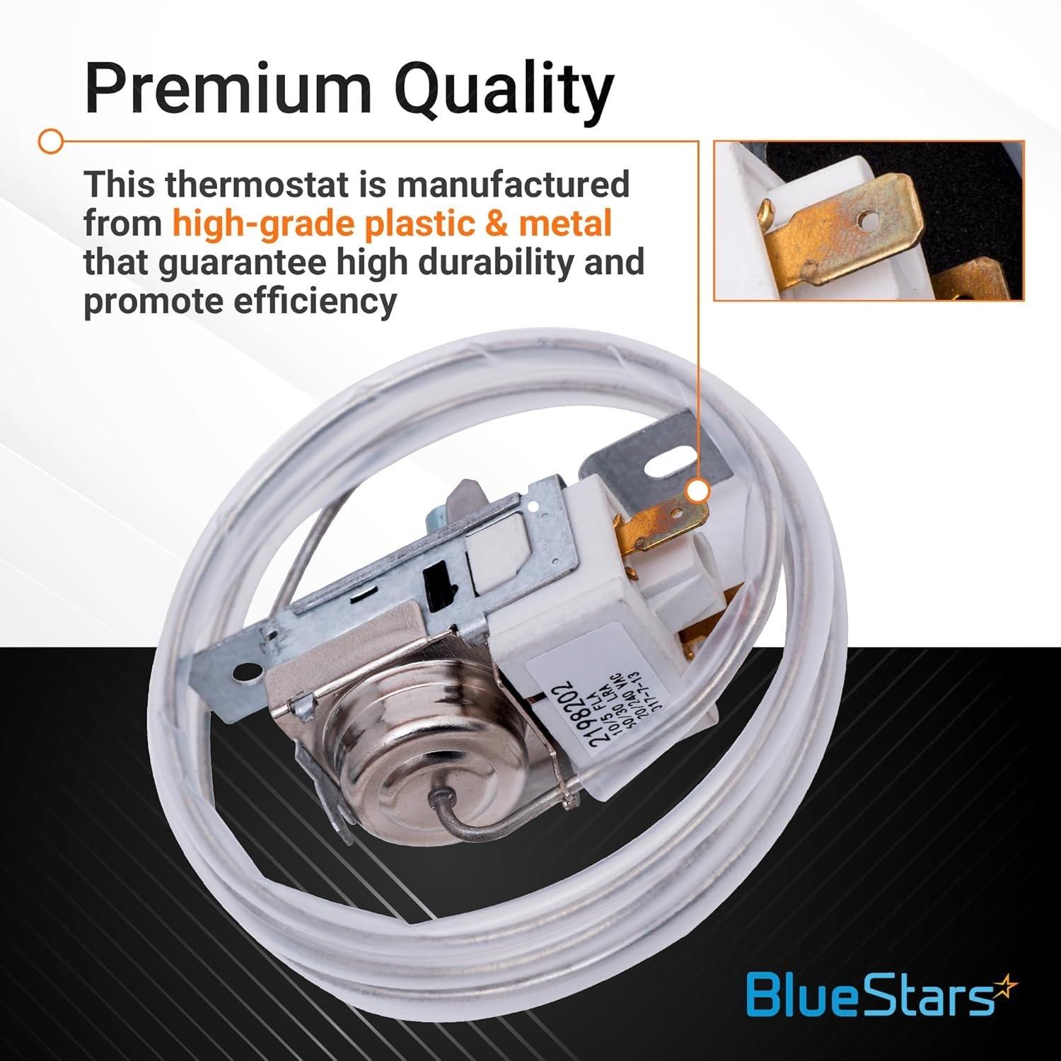 [Lifetime Warranty] 2198202 Refrigerator Cold Control Thermostat and W10822278 Refrigerator Defrost Timer - Compatible with Whirlpool Kenmore Refrigerators - Replaces 2161284 2198201 PS11723171 image 5