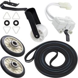 4392065 Dryer Repair Kit (Belt 341241, Idler 691366, Rollers 349241T), 3406107 Door Switch thumbnail 0
