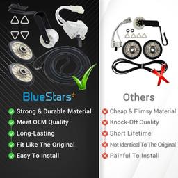 4392065 Dryer Repair Kit (Belt 341241, Idler 691366, Rollers 349241T), 3406107 Door Switch thumbnail 3