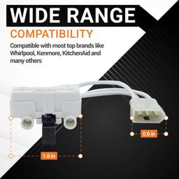 4392065 Dryer Repair Kit (Belt 341241, Idler 691366, Rollers 349241T), 3406107 Door Switch thumbnail 2
